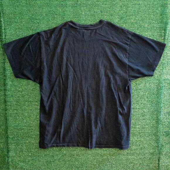 VINTAGE BUDWEISER 1995 YOUR PAD OR MINE FROGS MENS T-SHIRT RETRO BLACK TEE SZ XL - Picture 7 of 8